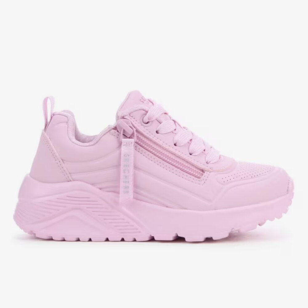 Skechers Girls' Street Uno Lite Easy Zip, size 1 (NWT)